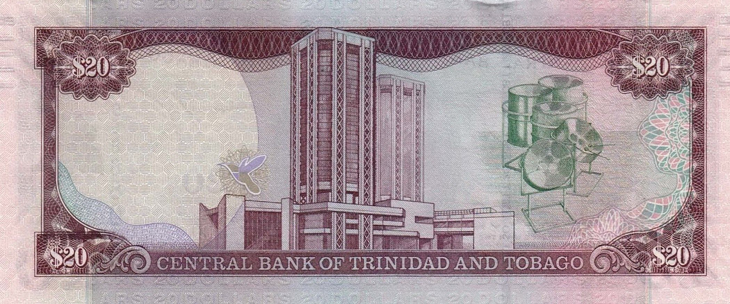 P49A Trinidad & Tobago 20 Dollars Year 2014